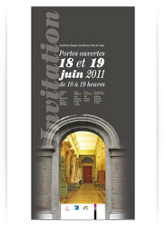 Affiche Portes ouvertes Académie des Beaux-Arts de Liège